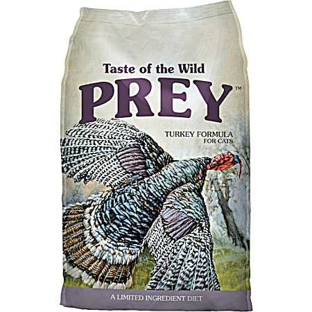 Prey Kitten & Adult Cat Limited Ingredient Turkey Dry Cat Food