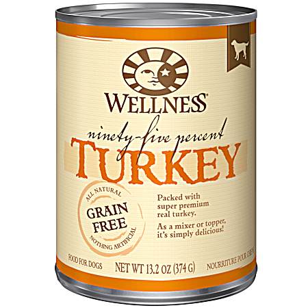 All Lifestages Ninety-Five Percent Turkey Dog Food Mixer or Topper, 13.2 oz Can