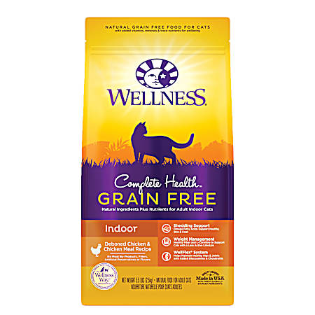 Complete Health Adult Grain-Free Indoor Chicken Reipe Dry Cat Food, 5.5 lbs