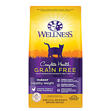 Complete Health Grain-Free Indoor Healthy Weight Deboned Chicken & Turkey Meal Adult Dry Cat Food