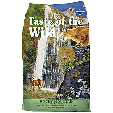 Rocky Mountain All Lifestages Grain-Free Roasted Venison & Smoked Salmon Dry Cat Food