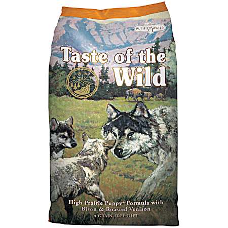 High Prairie Puppy Grain-Free Roasted Bison & Roasted Venison Dry Dog Food