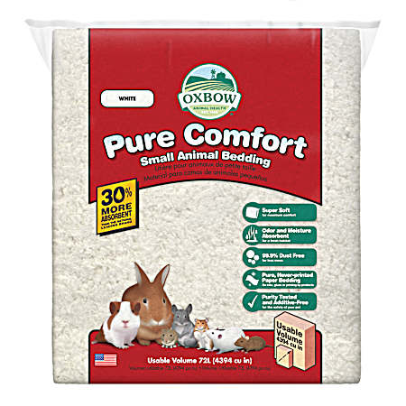 Pure Comfort White Small Animal Bedding