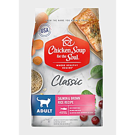 Adult Salmon & Brown Rice Dry Cat Food