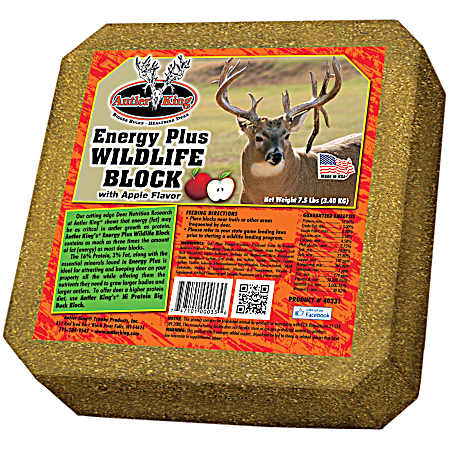 Energy Plus Wildlife Block 7.5 lb Deer Mineral Block