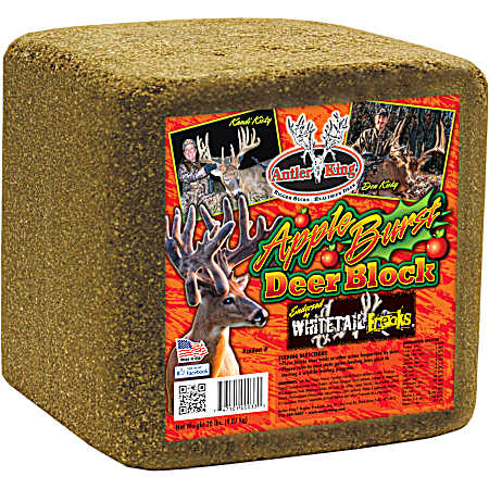 Apple Burst Deer Block 20 lb Mineral Block