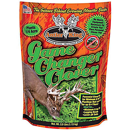 Game Changer Clover 2.5 lb Food Plot Mix
