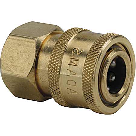 1/4 in Quick-Disconnect Socket x 1/4 in FPT Pressure Washer Adapter
