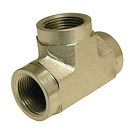 Hydraulic Adapter - 4FP x 4FP x 4FP