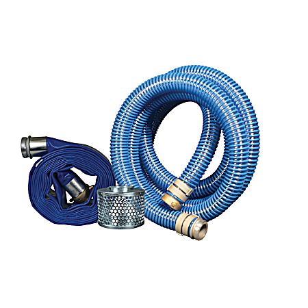 XtremeFlex 2 in Blue PVC Water Transfer Pump Kit