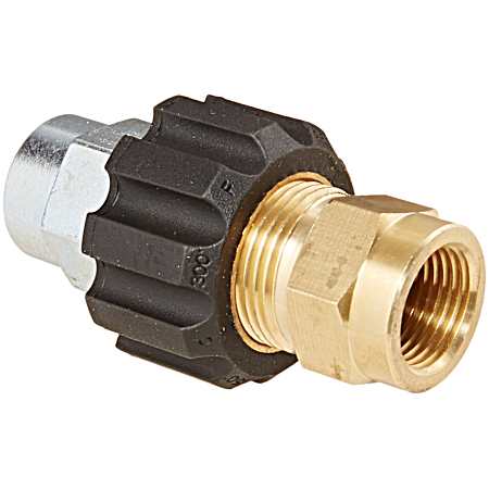 Female/Male Metric x 3/8 in Female Pipe Thread Pressure Washer Adapter Set