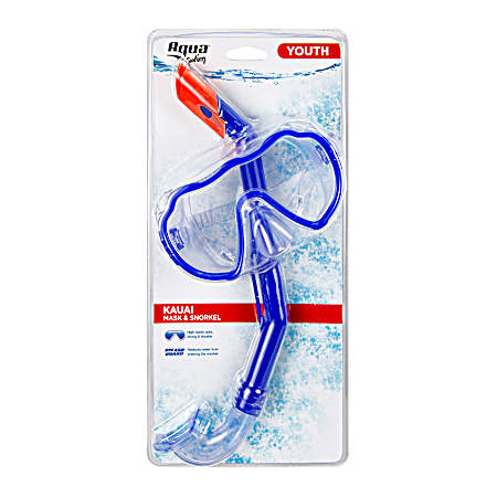 Kauai Youth Mask & Snorkel Set Assorted