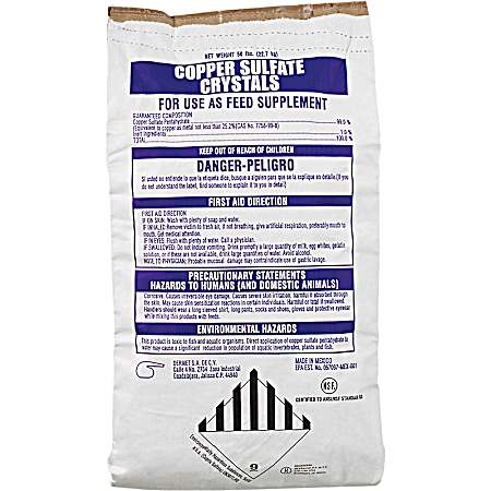 50 lb Copper Sulfate Crystals