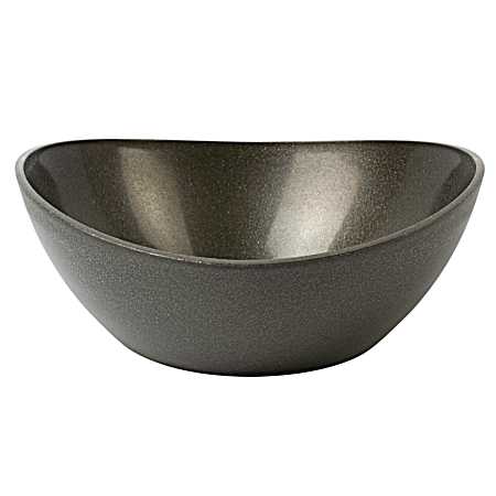 3 qt Black Polyglass Serving Bowl