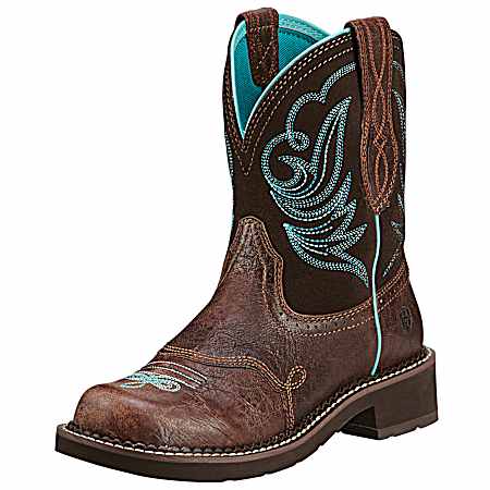 Women's Fatbaby Heritage Dapper Royal Chocolate/Fudge Western Boots