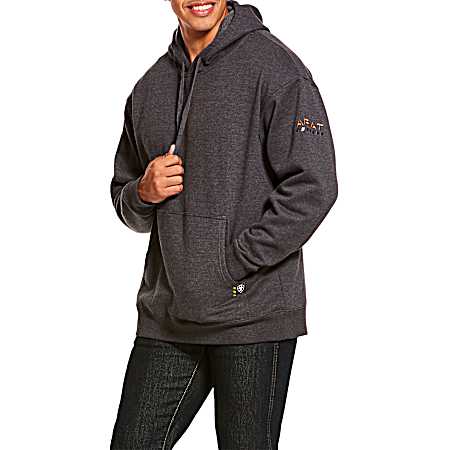Men's Rebar Workman Charcoal Pullover Hoodie