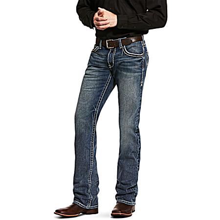 Men's M5 Adkins Slim Stretch Low Rise Straight Leg Denim Jeans