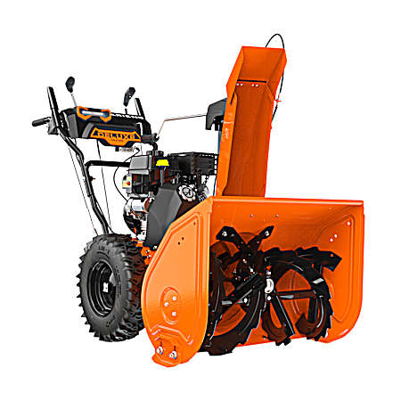 Deluxe 28 in. 254cc Two Stage Gas Engine Self-Propeled Snow Blower with Electric Start