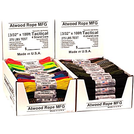 Tactical Cord 100 Ft. Assorted