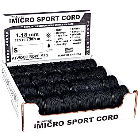Micro Sport Cord 125 Ft. - Black