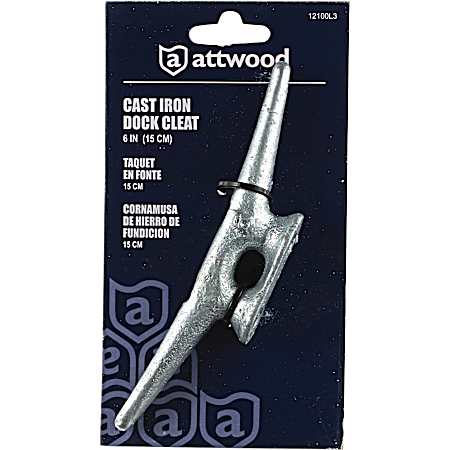 6 in Cast Iron Cleat