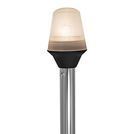 Frosted Globe All-Around Pole Light w/ Locking Collar