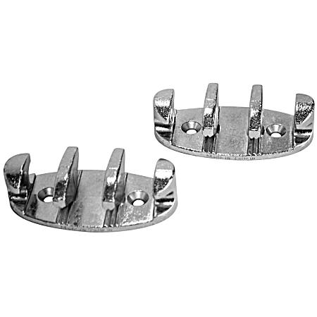 Chrome-Plated Zinc Zig-Zag Cleats - 2 Pk