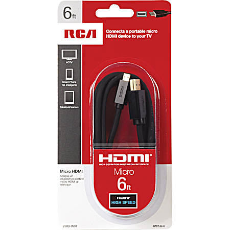 6 Ft. Micro HDMI Cable