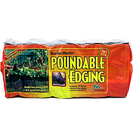 Bordermaster Black Poundable Edging