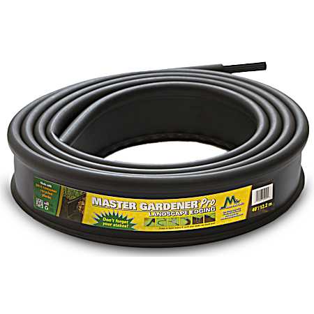40 ft Black Master Gardener Pro Edging