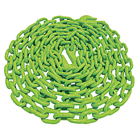 20 ft Green Heavy-Duty 3/8 in Log Chain