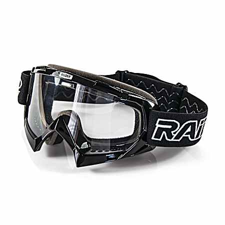 Black Deluxe Riding Glasses