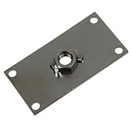 Snowmobile Trailer Crank Plate w/ 0.625 in Threaded Nut
