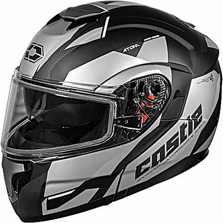 Atom SV Transcend Matte Silver Modular Helmet