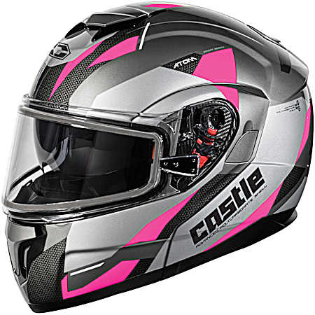 Atom SV Transcend Gloss Pink Modular Helmet