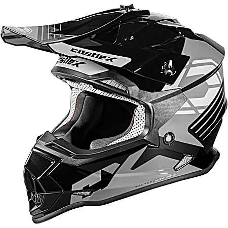 Youth Black Mode MX Sector Helmet