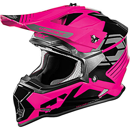 Youth Pink Glo Mode MX Sector Helmet