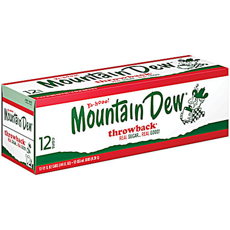 12 oz Throwback Soda - 12 Pk