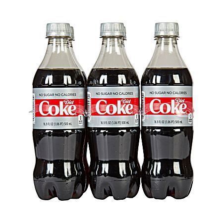 16.9 oz Soda - 6 Pk