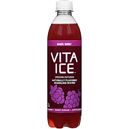 Vita Ice 17 oz Grape Berry Sparkling Water