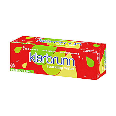 12 oz Cherry Lime Sparkling Water - 12 pk