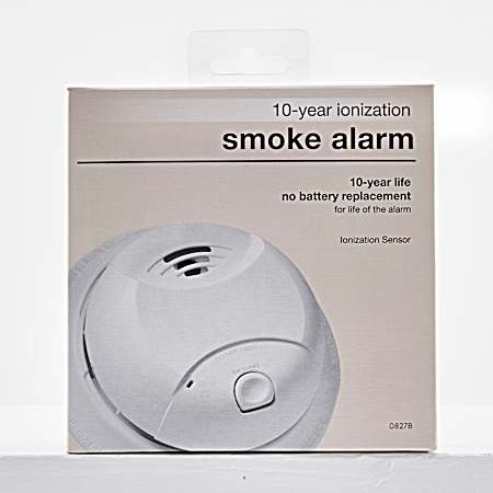 10-Year Lithium Battery Sealed Ionization Smoke Alarm