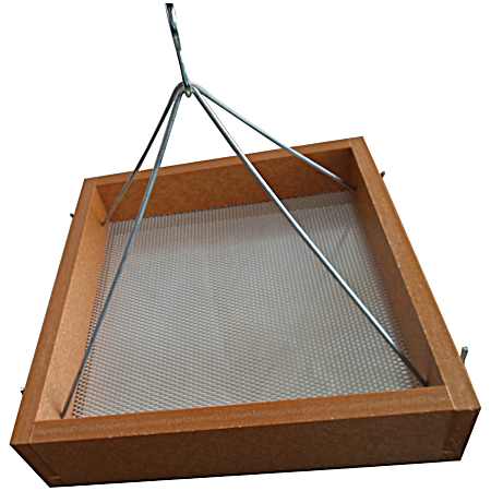 Small Hanging Tray Bird Feeder