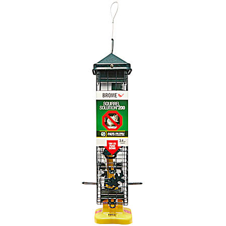 Squirrel Solution 200 Hanging Bird Feeder & Seed Saver