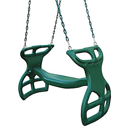 Green Double Glider Swing