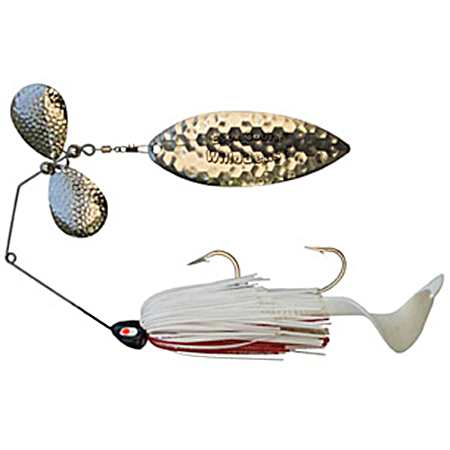 White Viper Musky Spinnerbait - White