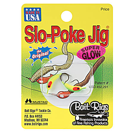 Slo-Poke Jig - Green/Chartreuse Glow