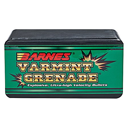 Varmint Grenade Hollow Point Flat Base Bullets