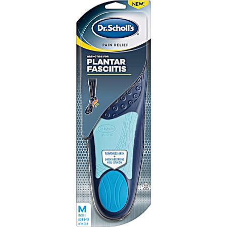 Men's Pain Relief for Plantar Fasciitis Orthotic Insoles