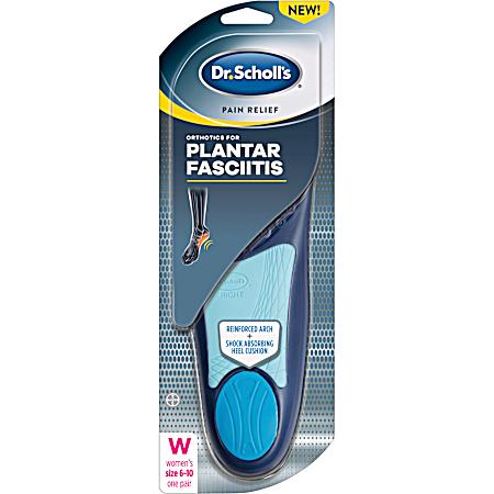 Women's Pain Relief Orthotics for Plantar Fasciitis Insoles
